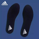 魅汾適配Adidas阿迪達斯原裝鞋墊男女a(chǎn)j防臭吸汗減震籃球跑步運動(dòng)透氣 平底黑色兩雙裝 42碼
