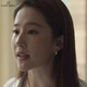 LAST KISS玫瑰的故事同款麥穗耳環(huán)女2025年新款潮輕奢小眾送情人情人節(jié)禮物 圈圈耳環(huán)