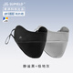 SUPIELD素湃UPF1800+全波段防曬護眼角口罩女夏季防紫外線(xiàn)抗菌遮陽(yáng)面罩男 靜謐黑+極地灰【2件替換裝】