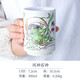 Lucky Lychee日本進口美濃燒陶瓷泡茶杯日式水杯家用辦公室馬克杯湯吞杯壽司杯 風神雷神