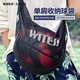 目擊者（WITESS）目擊者籃球包單肩斜跨訓(xùn)練運(yùn)動背包籃球袋網(wǎng)袋學(xué)生兒童排球足球包 LD192黑色