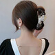 卡瑪倫（KAMALUN)蝴蝶發(fā)夾女2025新款后腦勺盤發(fā)鯊魚夾抓夾高端時(shí)尚頭飾發(fā)卡送女友 金色-品牌禮盒（不刻字）