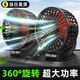 GEETHA車載風(fēng)扇24v大貨車專用大風(fēng)力強(qiáng)風(fēng)制冷usb接口12v轎車用靜音風(fēng)扇 【12V點(diǎn)煙器接口】雙頭升級(jí)款
