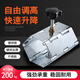 許諾瓷磚頂高器不銹鋼磁磚升降調(diào)節(jié)器鋪貼墻磚高低調(diào)平墊高器頂高神器 頂高器合頁A款【加厚】 10個裝