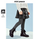 MiniPeace太平鳥童裝冬女童打底褲FBGDE4D50 煤灰 150cm