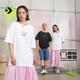 匡威（Converse）官方 男微寬松全棉短袖笑臉印花撞色圓領(lǐng)T恤10027635 10027635-A01 L