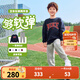 NIKE 3BRAND 耐克男女童衛(wèi)衣+褲子2件套2025秋季新款兒童衛(wèi)衣長褲套裝 靛藍(lán)色 【春秋純棉舒適】 140 /68 【建議身高128-140cm】