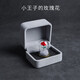 遠(yuǎn)碩小王子狐貍家居擺件蛋糕烘焙裝飾桌面客廳工藝品送禮七夕生日禮物 玫瑰帶絨盒