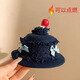 樂囍叢生日帽蠟燭可燃牛仔味奶油小蛋糕櫻桃發(fā)夾創(chuàng)意生日拍照道具 櫻桃牛仔生日帽發(fā)夾【可燃】 1個