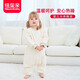 紐貝親嬰兒睡袋兒童款寶寶睡袋春季嬰兒防踢被斜開(kāi)純棉兒童防踢被 嬰兒睡袋（對襟） L碼(建議身高100CM)