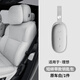 SMONDOR適用理想鑰匙套L6/L7/L8/L9車鑰匙保護套專用皮革汽車全包鑰匙殼 【原車白 包+短綁帶】皮革鑰匙包 理想L6/L7/L8/L9