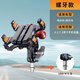 蘭帕特電動(dòng)車手機(jī)支架多功能外賣騎手專用后視鏡九號(hào)小牛電瓶車摩托車防震防抖鋁合金自行車山地車支架 鈦灰色丨M8螺牙安裝款