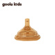 goole kids嬰兒奶嘴新生兒寬口徑硅膠寶寶仿母乳斷奶 吸管奶嘴1只裝10個月+