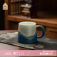故宮文化 印象·千里江山馬克杯 杯子水杯陶瓷杯咖啡杯300ml伴手禮禮盒裝 故宮博物院文創(chuàng)禮品
