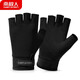 南極人騎行手套半指男作戰運動(dòng)防滑戶(hù)外手套摩托車(chē)男士手套 黑色