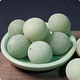 夢君宸白玉菩提子原籽原料風(fēng)化綠菩提根散珠DIY佛珠手串 13-14mm綠飄花原籽半斤約140顆