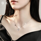 曼禾（MANHE）S999足銀蝴蝶項鏈女士2025新款吊墜首飾品老婆生日禮物送女生朋友
