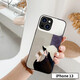 俏皮畫(huà) 蘋(píng)果15promax手機(jī)殼新款個(gè)性玻璃iphone14plus鏡子時(shí)尚潮流創(chuàng)意感網(wǎng)紅女款保護(hù)套 蘋(píng)果13【奶茶女孩】升級(jí)版精孔全包鏡頭