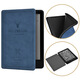 原奘 適用亞馬遜 kindle 2022 oasis3/2鹿頭紋保護(hù)套KPW6/5/4/3/2/1復(fù)古保護(hù)殼658青春版皮套第十代 湖藍(lán)色 kindlepaperwhite 5 專(zhuān)屬保護(hù)套
