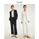 Laurèl勞芮氣質設計感職業(yè)通勤商務正式西裝外套女LWD346T15700 經(jīng)典黑 L 170/92A