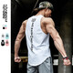 MUSCLEDOG 肌肉狗背心男 夏季寬松無袖快干吸汗坎肩運動健身訓練 白色 L
