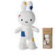 米菲（MIFFY）65周年miffy米菲兔子玩偶具安撫毛絨公仔寶寶娃娃生日新年禮物 65周年紀念款元素34cm 一個(gè)