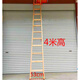 巧約 木梯子單側梯子加厚木頭梯子實(shí)木登高直梯工程一字家用樓梯 4米木梯直梯