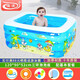 諾澳 充氣泳池大號兒童游泳池家用室內小孩戲水池海洋球池大人泳池 120*90*52cm泡底三環(huán)-基本