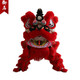 御馬（YU MA）紅3號(hào)國(guó)標(biāo)雙人舞獅套裝道具整套成人舞龍頭澳洲羊毛醒獅佛山南獅