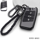 邁多多適用于18-22\/23新款邁騰鑰匙套新款cc專(zhuān)用帕薩特330邁騰b8車(chē)鑰匙包殼扣 全包【鋼琴黑】logo編繩扣