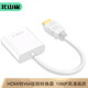 北山雀HDMI轉VGA轉換器帶音頻接口 高清視頻轉接頭 筆記本電腦機頂盒連電視顯示器投影儀線 HDMI公轉VGA母無音頻