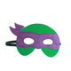 兒童忍者神龜眼罩環(huán)保紫色紅色黃色藍色忍者神龜表演面具演出道具 紫色神龜眼罩