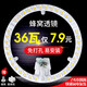匯炫 led燈盤(pán)吸頂燈改造燈板燈芯節(jié)能燈泡圓形貼片客廳照明燈珠光源 邊驅(qū)36WΦ23cm【超亮無(wú)頻閃】 白光