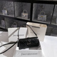 JACOPONNUS黑色小香風(fēng)法棍包女2025新款高級(jí)感輕奢小眾通勤斜挎腋下包斜挎包 裂紋黑色矩形繡線【普通包裝】
