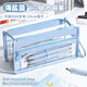 慢作透明筆袋文具盒女男孩鉛筆盒文具袋初中生小學(xué)生大容量高顏值簡(jiǎn)約筆袋美術(shù)袋多功能考試專(zhuān)用一年級 海鹽藍/三層大容量/TPU柔軟不發(fā)黃