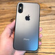 新爵 蘋(píng)果x手機殼磨砂玻璃iphone xs max xr抗指紋鏡頭全包硅膠防摔超薄輕薄直角邊 蘋(píng)果x【石墨黑】磨砂玻璃