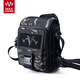 MAXGEAR 馬蓋先西北風(fēng)單肩斜挎包 商務(wù)公文包 戶外軍迷戰(zhàn)術(shù)運(yùn)動(dòng)休閑通勤 黑色魔蝎迷彩 MC BLACK