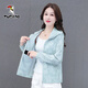 啄木鳥(niǎo)（TUCANO）冰絲防曬衣女防曬衫外穿2025新款防曬服女戶(hù)外防紫外線(xiàn)速干外套 女-灰白 XL