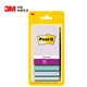 3M 便利貼 報(bào)事貼/便條紙/便簽紙/便簽本 辦公用品 學(xué)習(xí)用品文具 藍(lán)色海岸系列4色狠貼報(bào)事貼 656SS-MC-2