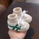 春秋季嬰兒棉軟底學(xué)步鞋0-1歲3-6-12個(gè)月保暖男女寶寶襪子鞋襪子 綠色（春秋款） 單層 16 碼9-12個(gè)月寶寶（內(nèi)長(zhǎng)13cm）