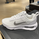 耐克（Nike）女鞋運動鞋2025夏季新款A(yù)IR MAX 90休閑氣墊鞋低幫緩震跑步鞋 DV5695-100白色銀鉤 37.5