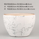 陶瓷花盆家用北歐風(fēng)格特大號大口徑室內外發(fā)財樹(shù)綠蘿盆栽特價(jià)清倉 蘋(píng)果型白彩飛絲 優(yōu)惠套裝三個(gè)【送塑料托盤(pán)網(wǎng)漏】