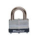 瑪斯特(Master Lock)掛鎖無(wú)膽鋼千層實(shí)心家用掛鎖倉庫大門(mén)鎖防風(fēng)雨耐腐蝕戶(hù)外鎖可調節U型鎖 500MCND