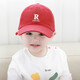 E.mirreh伊米倫兒童鴨舌帽時(shí)尚親子帽子遮陽(yáng)帽顯臉小百搭帽子男寶寶棒球帽 朱櫻紅-R款 50/52CM建議2-4歲