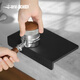 MHW-3BOMBER轟炸機咖啡粉錘墊 吧臺墊轉角壓粉墊 咖啡機手柄防滑硅膠墊 轉角壓粉墊-黑色-B款