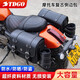 TDGO復古摩托車(chē)邊包踏板車(chē)掛包摩旅騎行機車(chē)側邊箱防水皮質(zhì)掛物包 邊包大號+支架/密碼鎖/2個(gè)水杯包