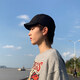 幻美迪新款短帽檐美式復古純色帽子男士秋冬季情侶軟頂舒適小沿棒球帽女鴨舌帽男春夏季韓版百搭時(shí)尚潮流短檐 黑-短沿軟頂 可調節(男女通用)