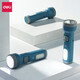 得力（deli）LED雙照明可充電式手電筒USB式充電便攜式強(qiáng)光手電筒戶外騎行釣魚 3663A-大號(hào)