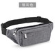 途尊（kingtrip） 多功能腰包男士帆布運動(dòng)跑步手機腰帶包工地干活小型輕便防潑水耐磨 銀灰色