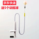 乒乓球訓練器練球器練習器手法動(dòng)作定型75厘米桿大桌夾急速變形版正反手位訓練發(fā)力近臺下旋球拉力訓練好物 大桌夾急速變形版+5球